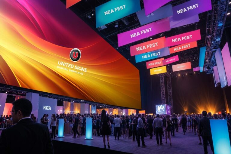 digital signage for event management