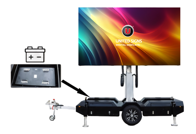 USMT-8NE Mobile LED Screen Trailer