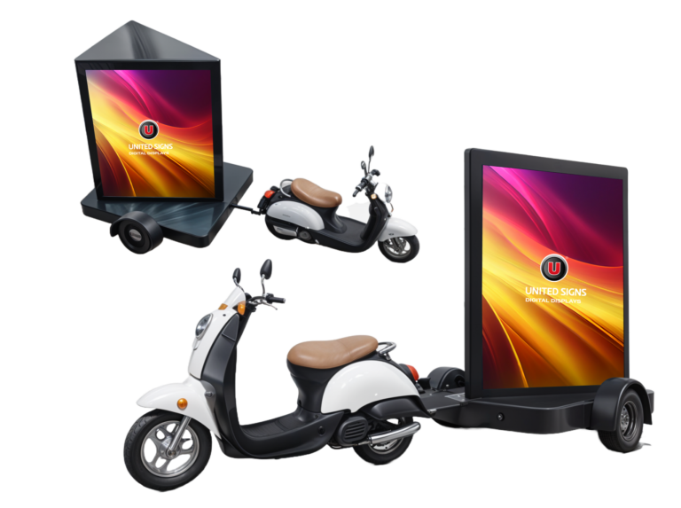 USMT4 Scooter Advertising Trailer