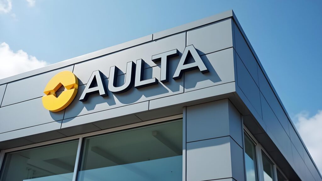 Custom logo signage for auto brands