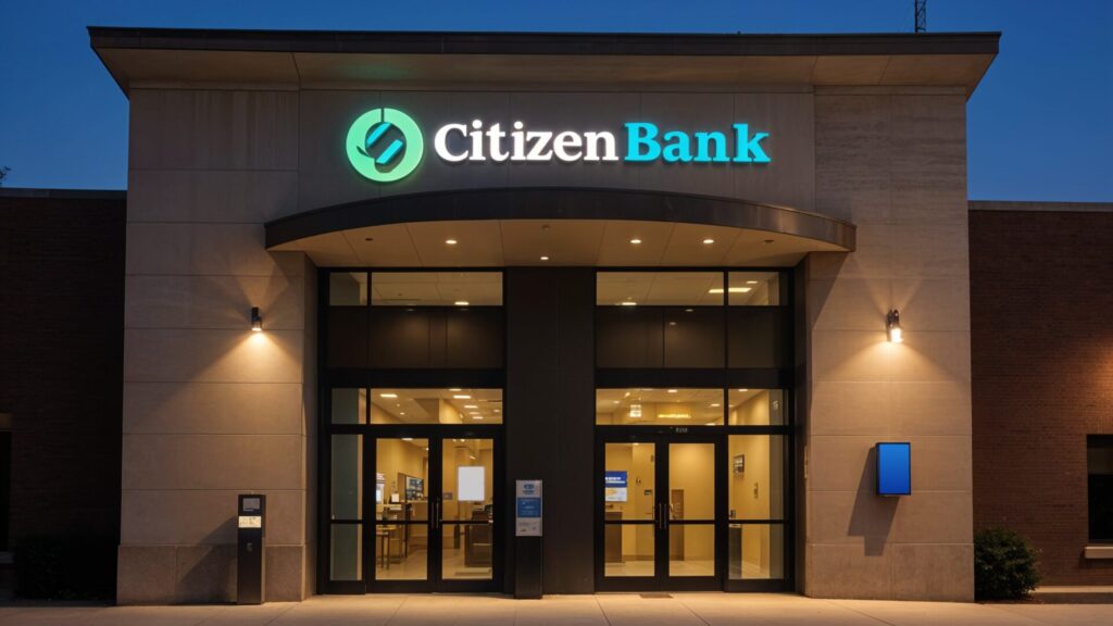 Bank interior and exterior signage georgia