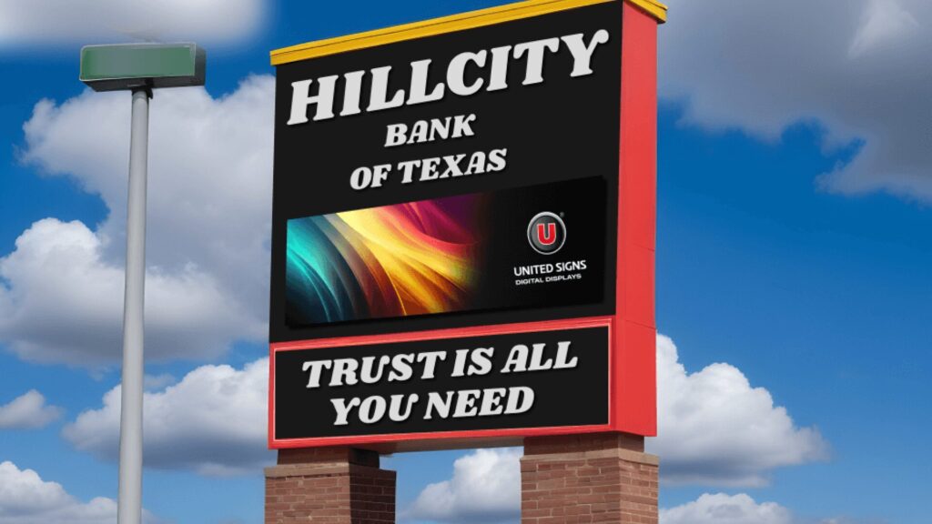 Banking facility signage solution atlanta