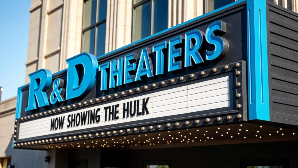 custom Theater and cinema signage atlanta