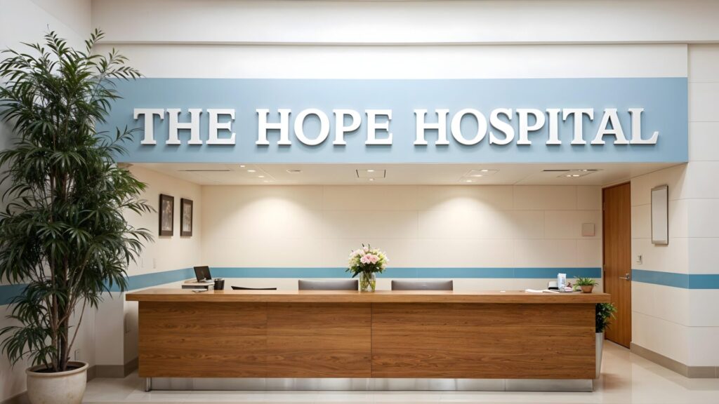 Medical reception signage solution provider in georgia