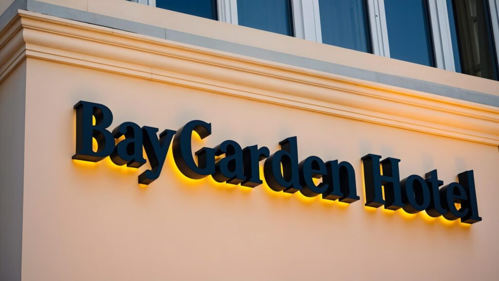 Hospitality industry signs and displays