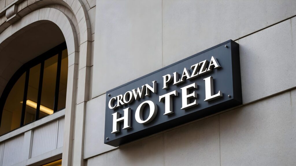 custom hotel name signs Atlanta