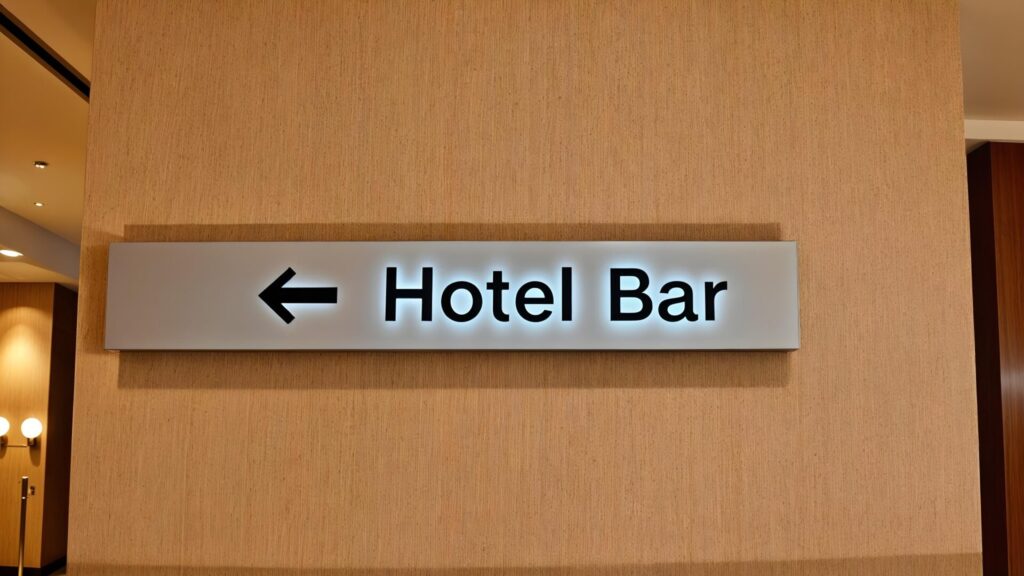 Hotel directional signs company