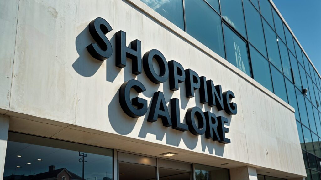 Shopping Malls Signage