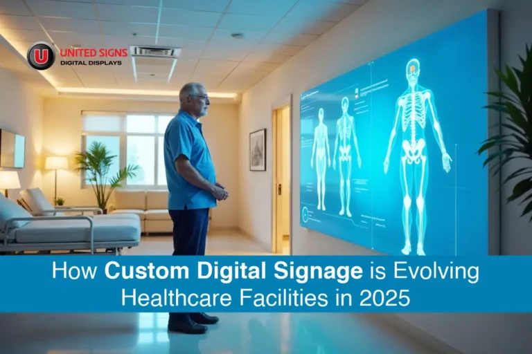 How Custom Digital Signage Is Evolving Healthcare Facilities in 2025