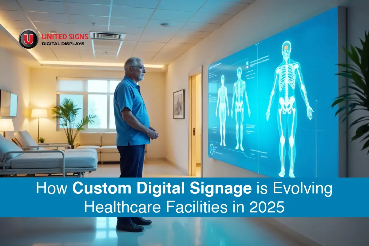 How Custom Digital Signage Is Evolving Healthcare Facilities in 2025