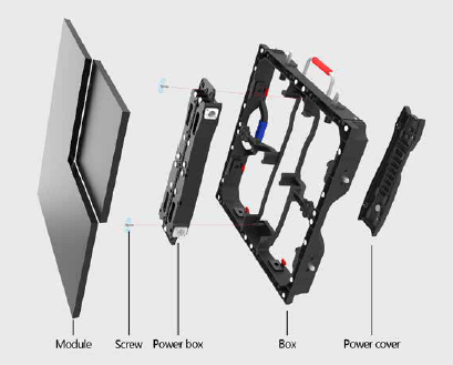 Easy to disassemble for front and rear maintenance