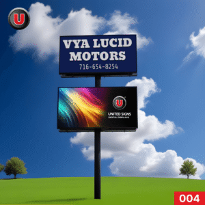 P8 (8mm) 5'h x 8'w LED Digital Business Sign 004 | WiFi Control