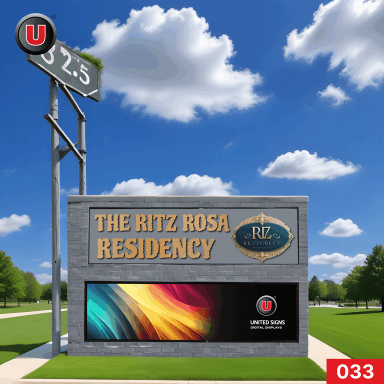 3’h x 8’w Digital LED Business Sign 033 – Programming Text, Image & Video