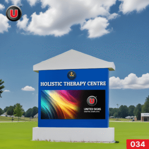 P8 (8mm) 3'h x 6'w Digital LED Business Sign 034 - LED Full Color Display