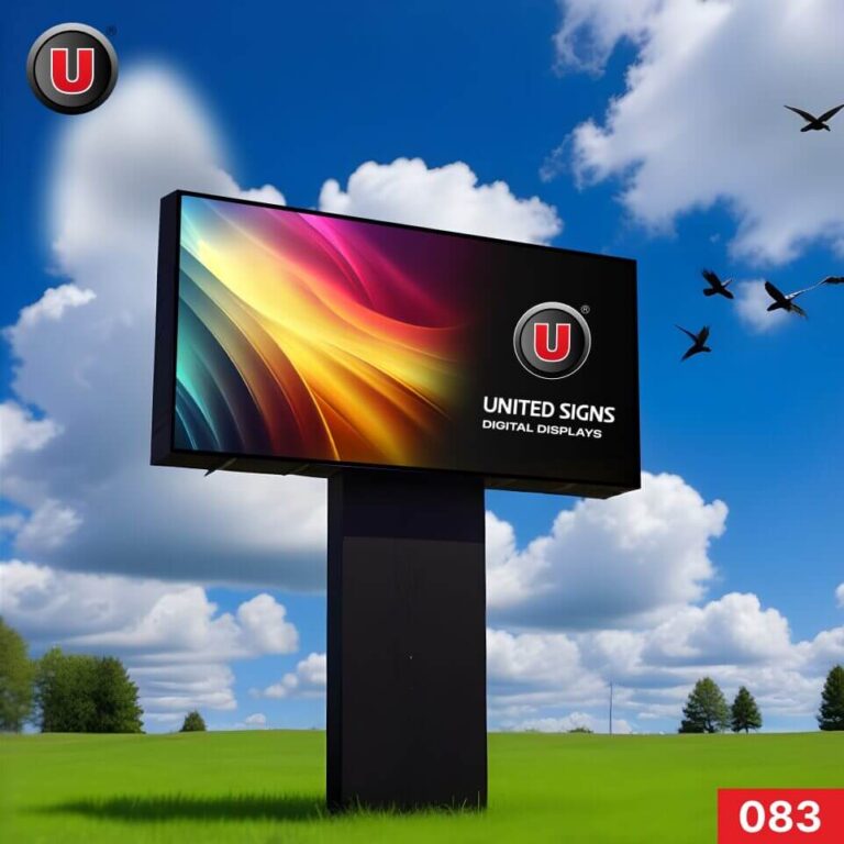 P8 (8mm) 6’h x 10’w LED Digital Church Sign 083 – Lifetime Support