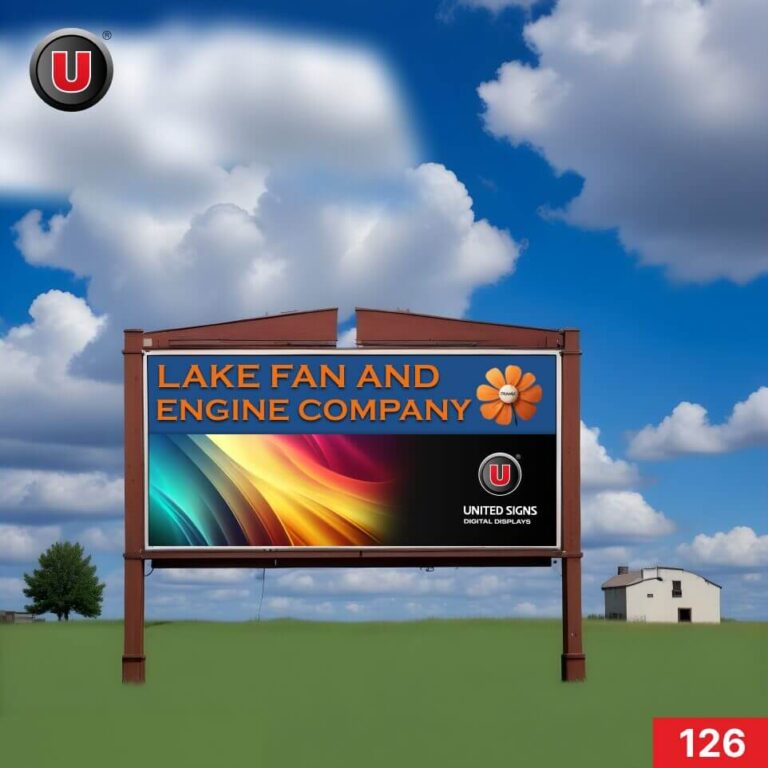 P8 (8mm) 3’h x 6’w LED Digital Government Sign 126 – Lifetime Cloud Access