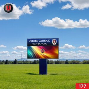 P8 (8mm) 3'h x 6'w LED Digital School Sign 177