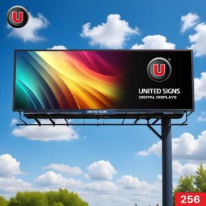 14'h x 48'w Digital LED Billboard Display 256 - Scrolling Message Display