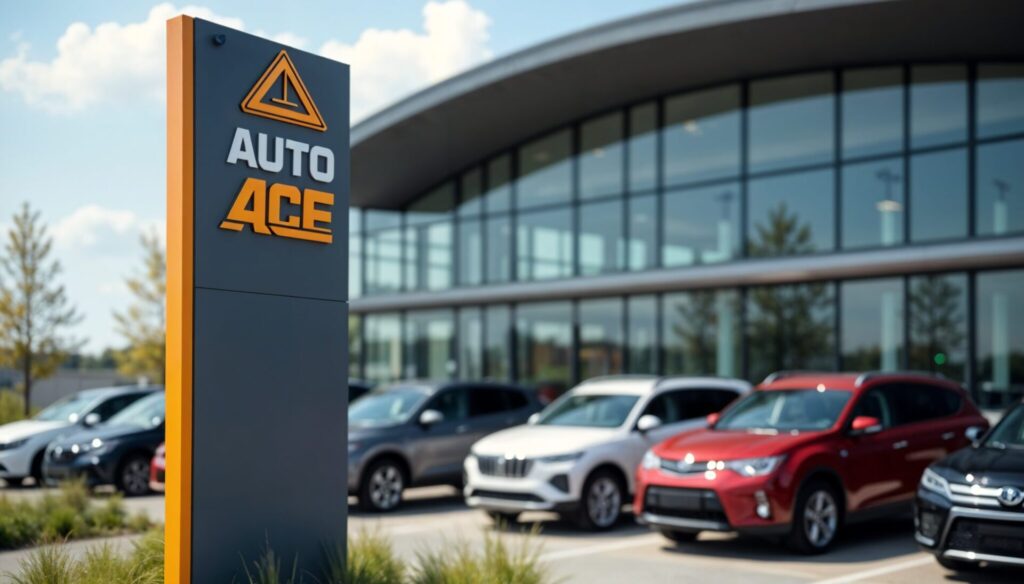 Automotive Signage exterior signage by United Signs