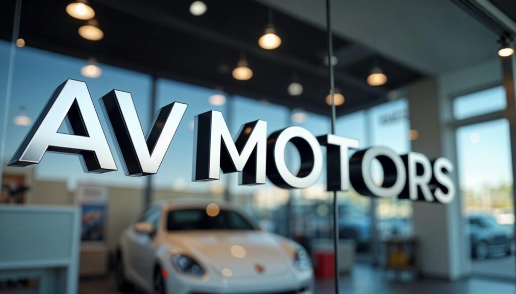 Automotive Signage interior signage by United Signs