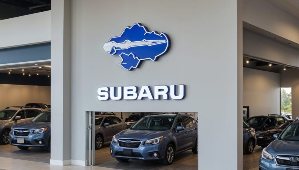 Automotive Signage interior signage by United Signs