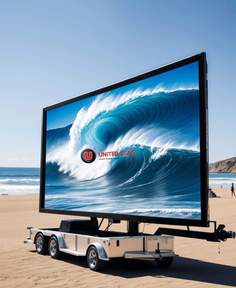 Mobile LED Screen Trailer USMT-16