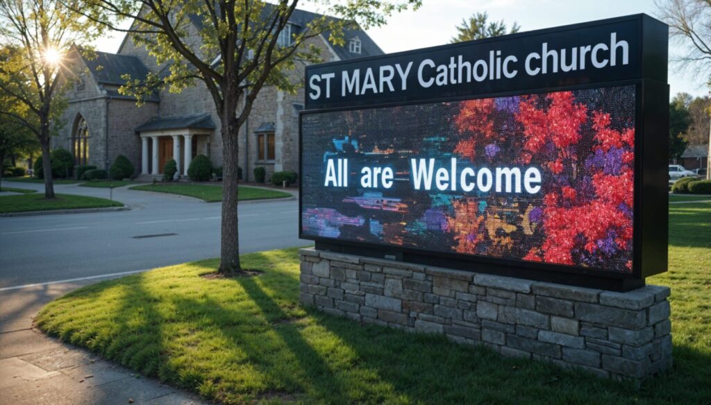 Faith Signage signage project by United Signs