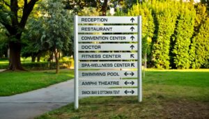 Directional Signs — Hospitality Signage exterior signage