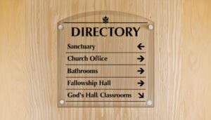 Directory & Maps — Healthcare Signage interior signage