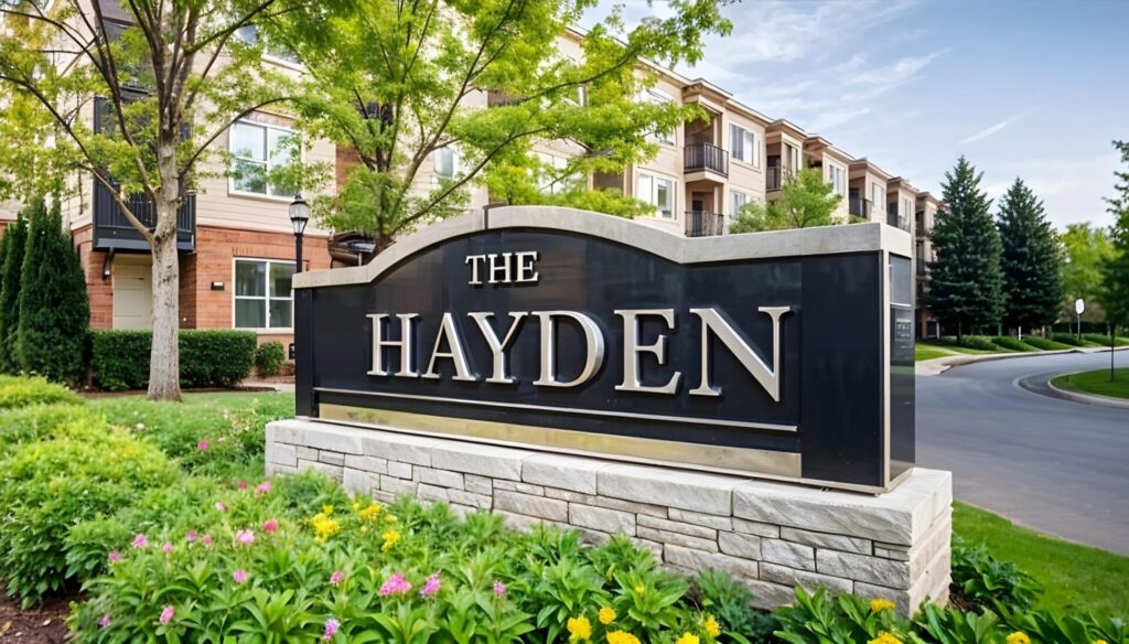 Multifamily Signage exterior signage by United Signs