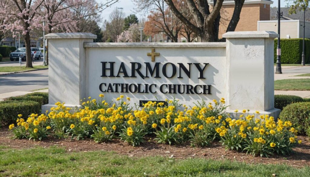 Faith Signage exterior signage by United Signs