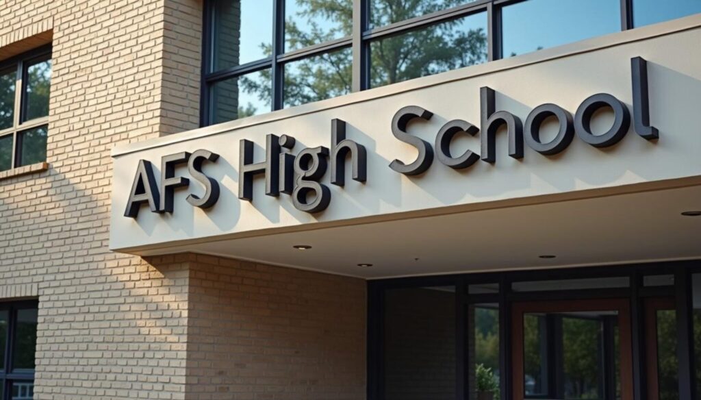 Education Signage exterior signage by United Signs