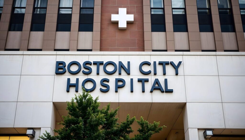 Healthcare Signage exterior signage by United Signs