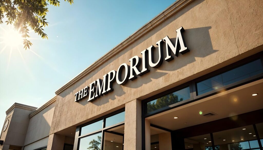 Retail Signage exterior signage by United Signs