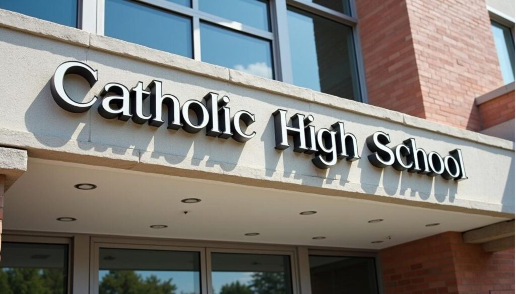 Education Signage exterior signage by United Signs