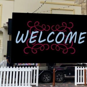 Mobile LED Sign Trailer USMT-8