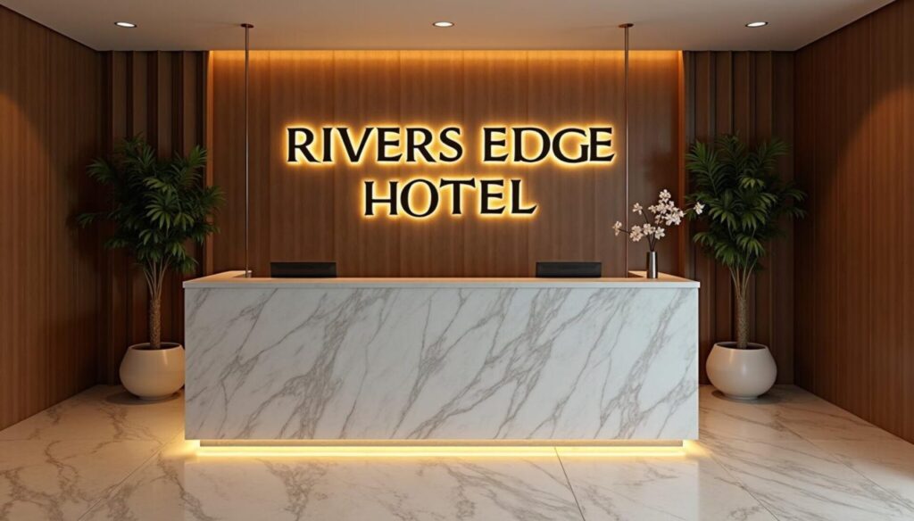 Hospitality Signage interior signage by United Signs