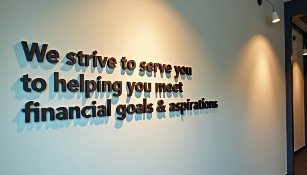 Banking & Financial Signage interior signage by United Signs