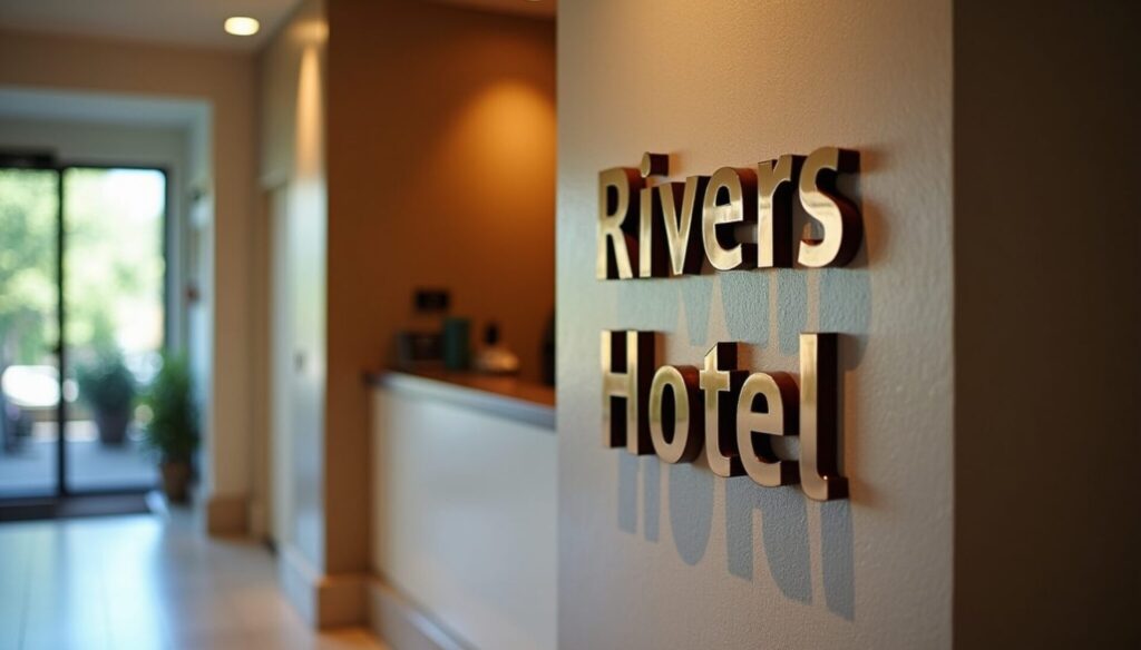 Hospitality Signage interior signage by United Signs