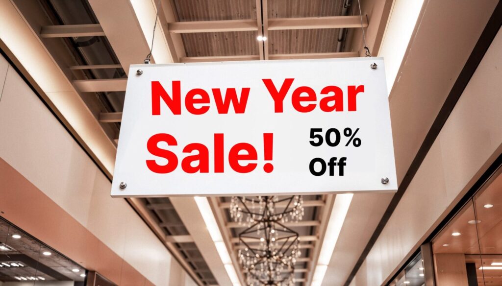 Retail Signage interior signage by United Signs