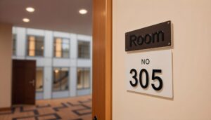 Room IDs — Hospitality Signage interior signage
