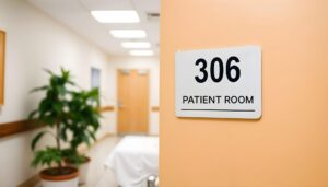 Room IDs — Healthcare Signage interior signage