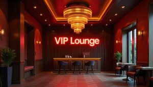 VIP Area Signage — Entertainment Signage interior signage